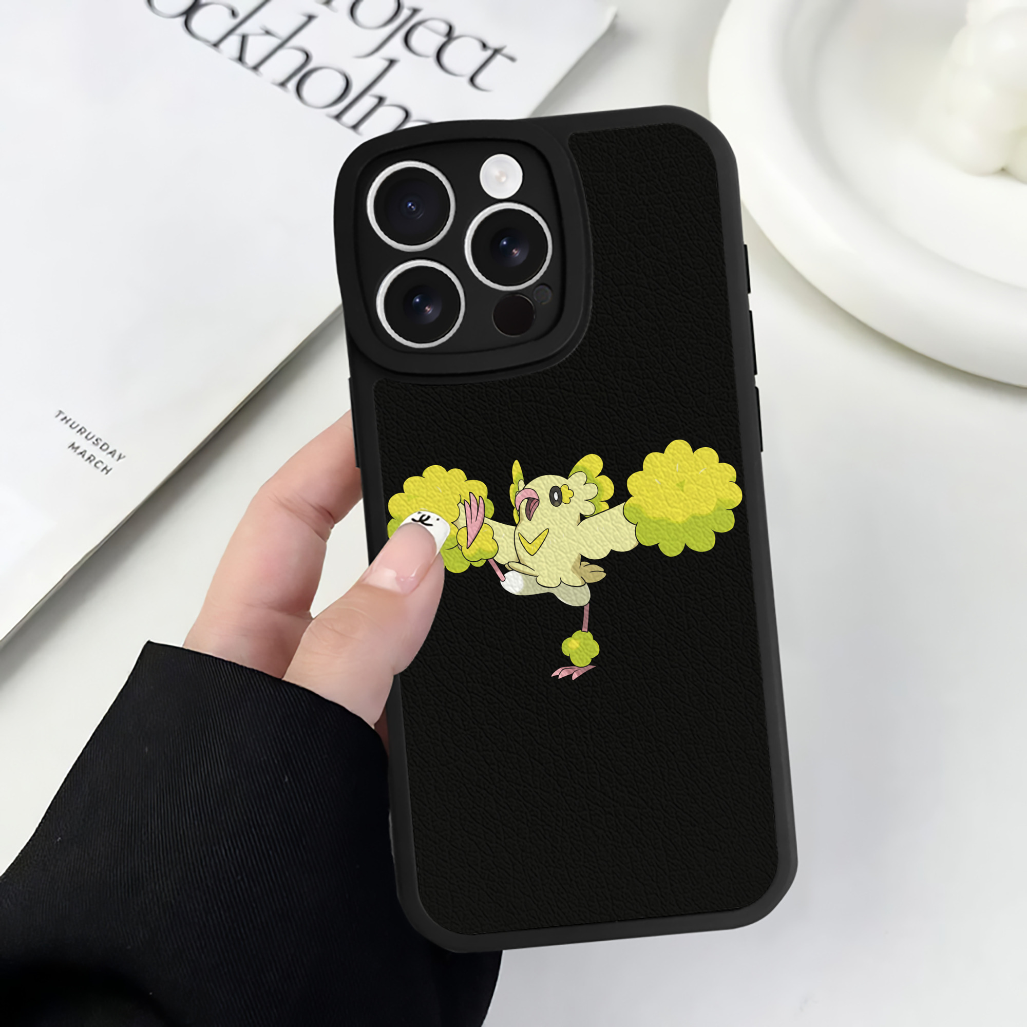 （画像用） ポケットモンスター Pokémon 【iPhone 16シリーズ対応】シリコンスマホケース（レザー調） 材質：シリコン